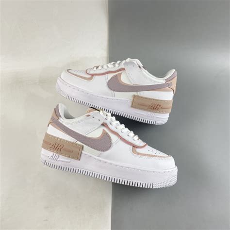 nike air force 1 shadow weiß/pink oxford/rose whisper/amethyst ash|Wmns Air Force 1 Shadow 'White Pink Oxford' .